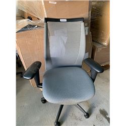 Grey Mesh back adjustable office chair