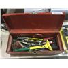 Image 1 : Metal Tool Box w/ Hand Tools