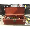 Image 2 : Metal Tool Box w/ Hand Tools