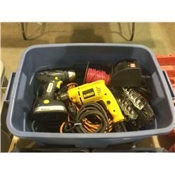 Bin of Assorted Tools