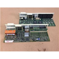(2) Siemens 1P 6SN1118-0DJ21-0AA0 w/ 1P 6SN1118-0DK23-0AA1 Circuit Boards