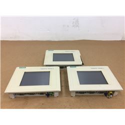 (3) Siemens 1P 6AV6 545-0BC15-2AX0 Touch Panel TP 170B Color