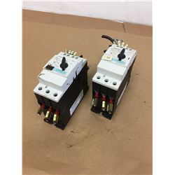 (2) Siemens 3RV1031-4FA10 Motor Starter Protector