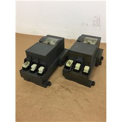(2) Siemens 3RK1300-1JS01-0AA0 w/ 3RK1300-1FS01-0AA0 Motor Controllor Module