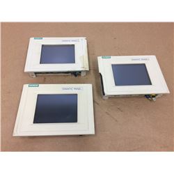 (3) Siemens 1P 6AV6 545-0BC15-2AX0 Touch Panel TP 170B Color