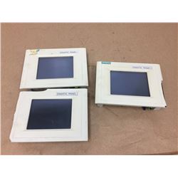 (3) Siemens 1P 6AV6 545-0BC15-2AX0 Touch Panel TP 170B Color