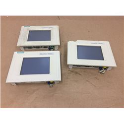 (3) Siemens 1P 6AV6 545-0BC15-2AX0 Touch Panel TP 170B Color