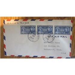 1939 First Flight Cover Letter