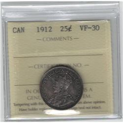 1912 Canada 25 Cent