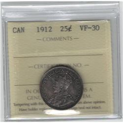 1912 Canada 25 Cent