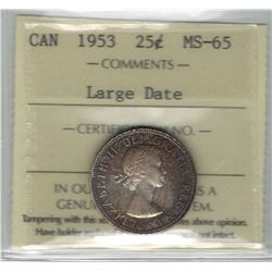 1953 Canada 25 Cent