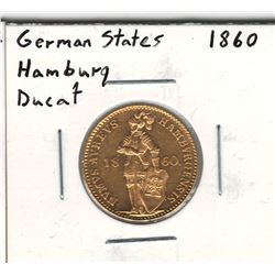 1860 German Gold Coin