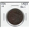 Image 1 : 1837 USA 1 Cent