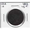 Image 1 : 1842 USA 1 Cent