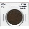 Image 1 : 1846 USA 1 Cent