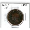 Image 1 : 1848 USA 1 Cent