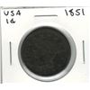 Image 1 : 1851 USA 1 Cent