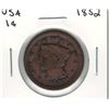 Image 1 : 1852 USA 1 Cent