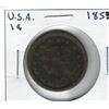 Image 1 : 1853 USA 1 Cent