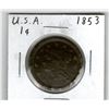 Image 1 : 1853 USA 1 Cent