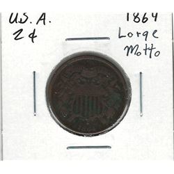 1864 USA 2 Cent