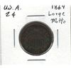 Image 1 : 1864 USA 2 Cent