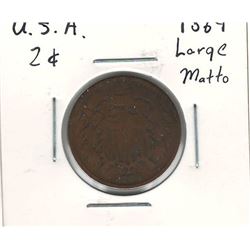 1864 USA 2 Cent
