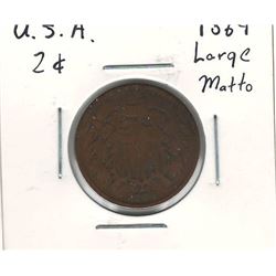 1864 USA 2 Cent