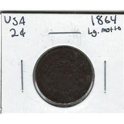 1864 USA 2 Cent