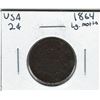 Image 1 : 1864 USA 2 Cent