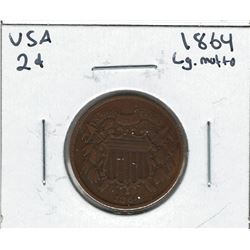 1864 USA 2 Cent