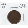 Image 1 : 1864 USA 2 Cent
