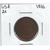 Image 1 : 1866 USA 2 Cent