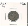 Image 1 : 1866 USA 3 Cent