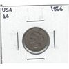 Image 1 : 1866 USA 3 Cent