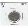 Image 1 : 1868 USA 3 Cent
