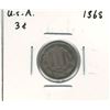 Image 1 : 1868 USA 3 Cent