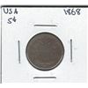 Image 1 : 1868 USA 5 Cent