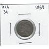 Image 1 : 1869 USA 3 Cent