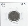 Image 1 : 1870 USA 3 Cent