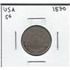 Image 1 : 1870 USA 5 Cent