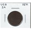 Image 1 : 1871 USA 2 Cent