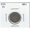 Image 1 : 1871 USA 3 Cent