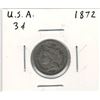 Image 1 : 1872 USA 3 Cent