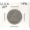 Image 1 : 1876 USA 25 Cent