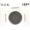 Image 1 : 1884 USA 5 Cent