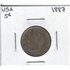 Image 1 : 1887 USA 5 Cent