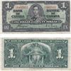 Image 1 : 1937 Canada 1 Dollar Note