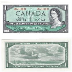 1954 Canada 1 Dollar Note