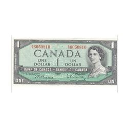 1954 Canada 1 Dollar Note